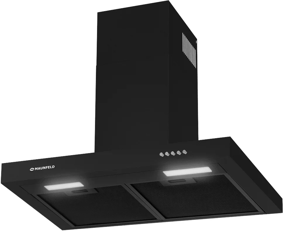Вытяжка кухонная Maunfeld TSH 60 Черная с кнопками (Push Black)