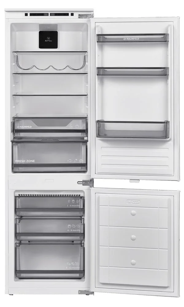 Встраиваемый холодильник Maunfeld MBF177NFFWGR Inverter