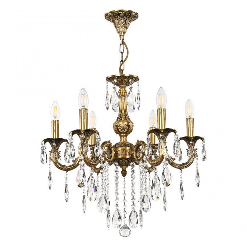 Подвесная люстра Bohemia Ivele Crystal AL7901 AL79101/6/175 B FP