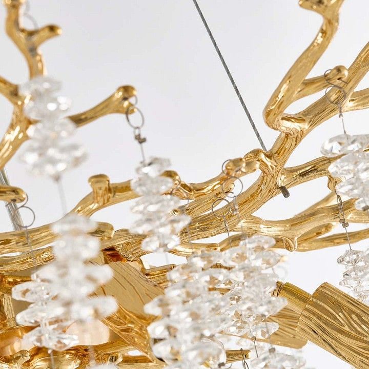 Подвесная люстра Arte Milano Веточка 230110.600.8.E14.B2 GD