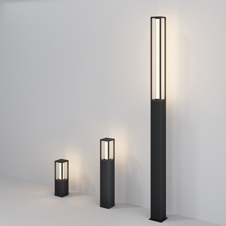 Наземный высокий светильник Maytoni Outdoor Expo O480FL-L25B3K