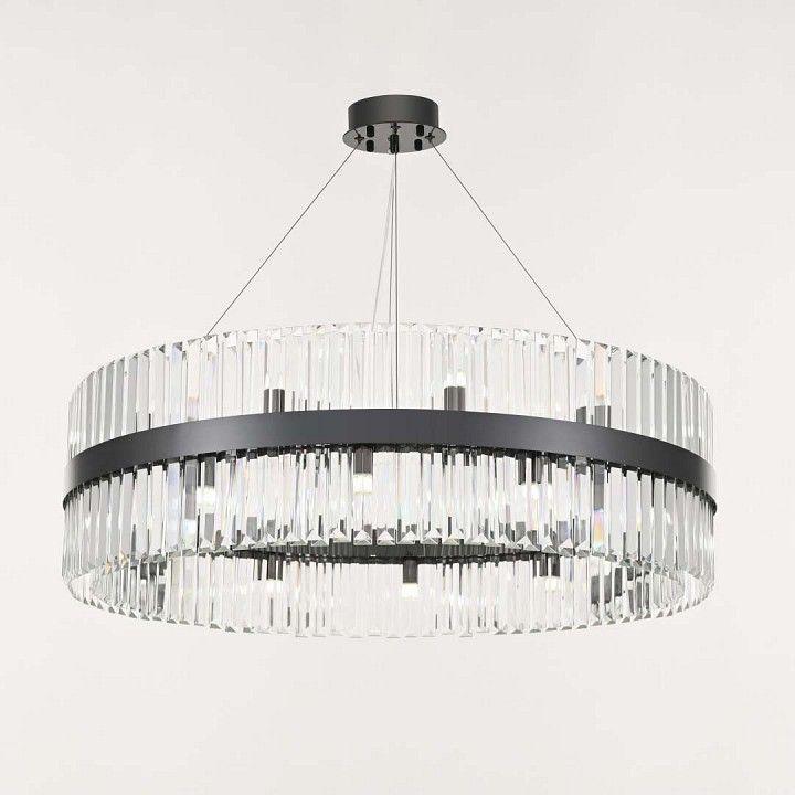 Подвесная люстра Arte Milano Белладжо 440110.840.24.G9.B1 BK