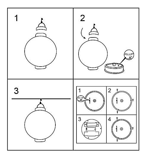 Подвесной светильник Globo Solar 33970