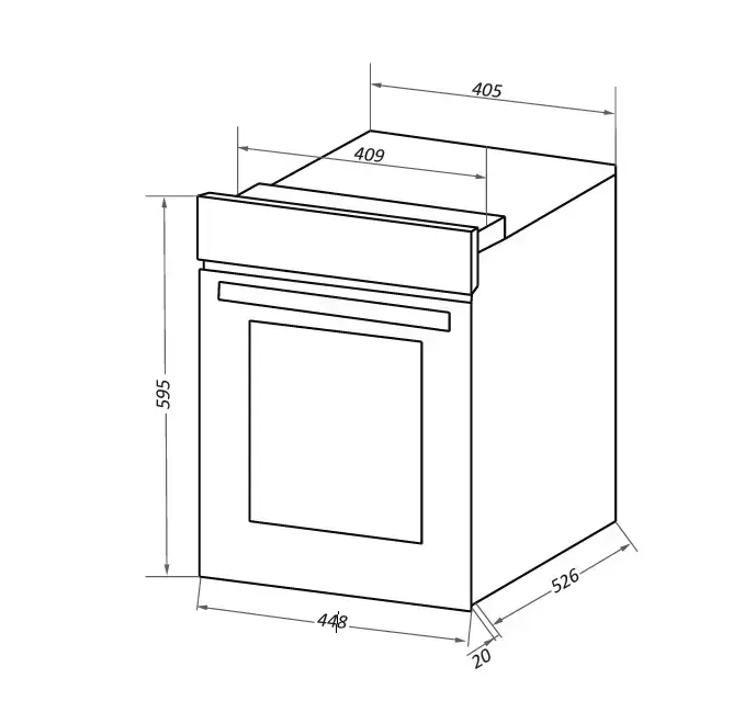 Шкаф духовой электрический MAUNFELD EOEC516B