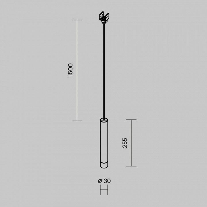 Подвесной светильник Maytoni Outdoor Фокус O-TR01-1-P-8WB3K