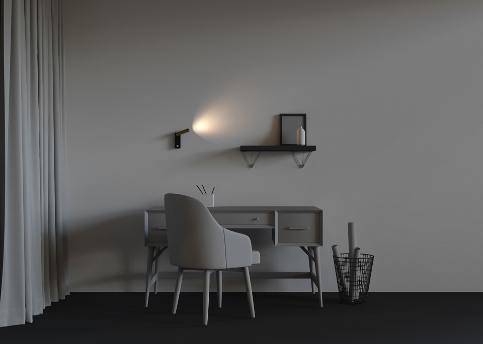 Бра Maytoni Technical Twist C078WL-L3BBS3K