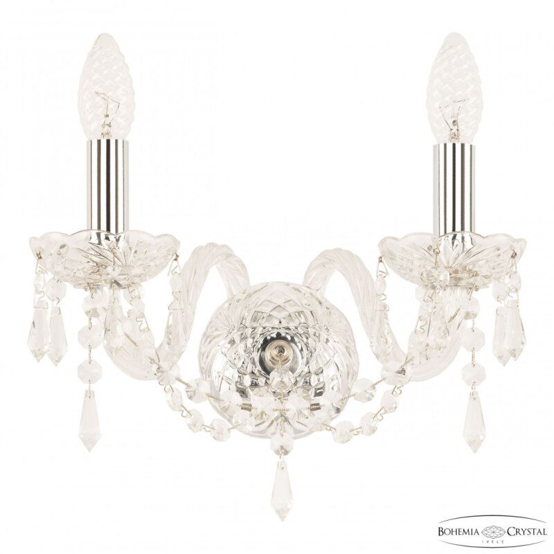 Бра Bohemia Ivele Crystal 104 104B/2/141 Ni