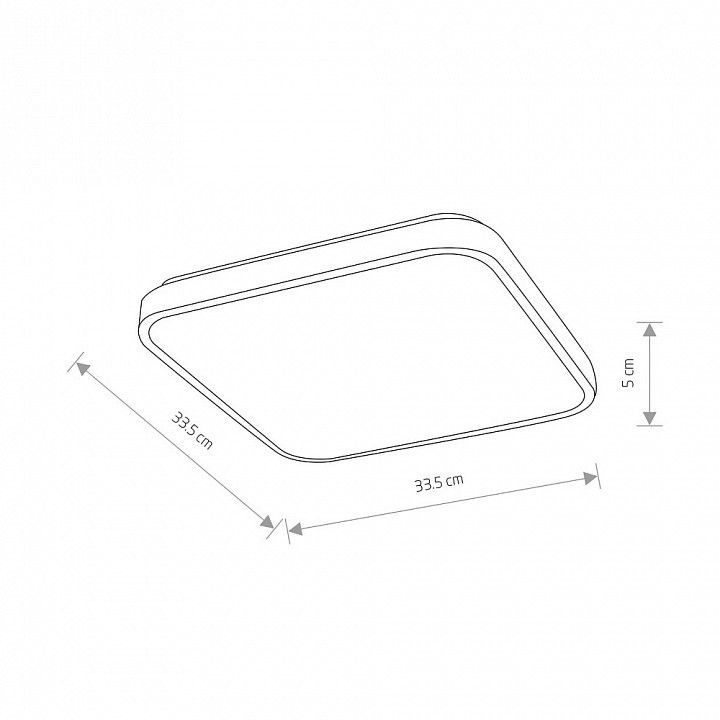 Накладной светильник Nowodvorski Agnes Square Led Pro 10990