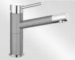 Смеситель Blanco Alta compact chrome/Silgranit жемчужный