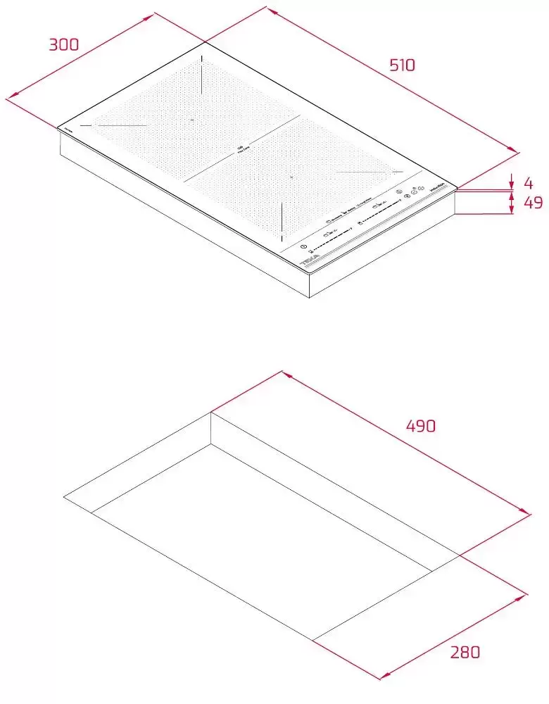 Индукционная варочная панель Teka IZF 32400 MSP BLACK