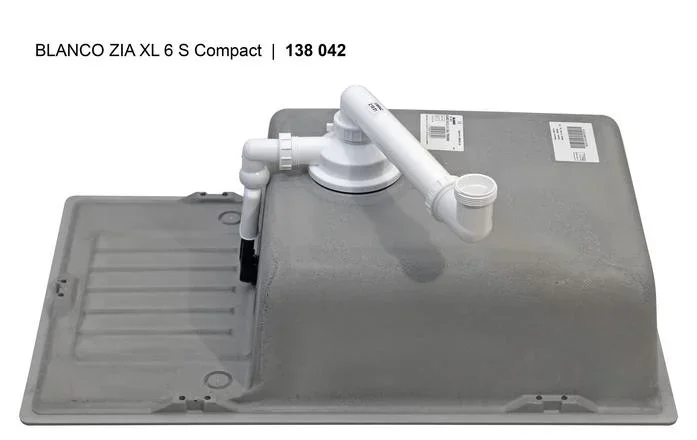 Мойка BLANCO ZIA XL 6 S Compact Silgranit черный