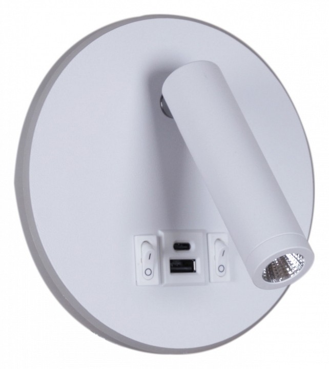 Бра Reluce 86203 86203-9.2-001KT LED12W+USB WT