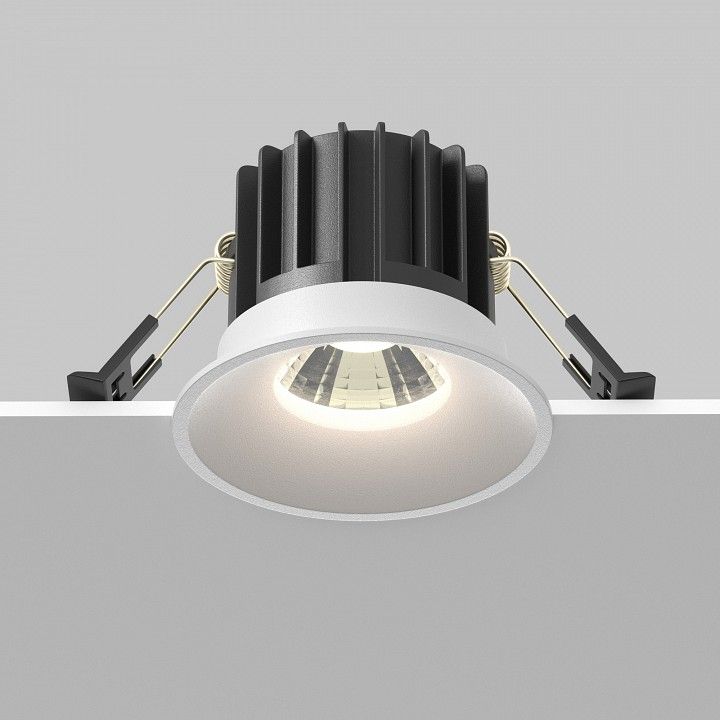 Встраиваемый светильник Maytoni Technical Раунд DL058-12W-DTW-W
