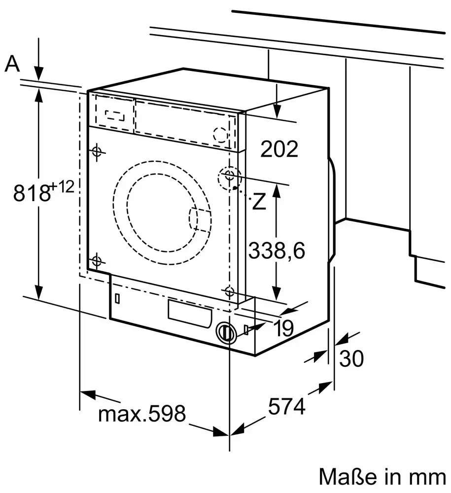 Встраиваемая стиральная машина Bosch WIW28442EU