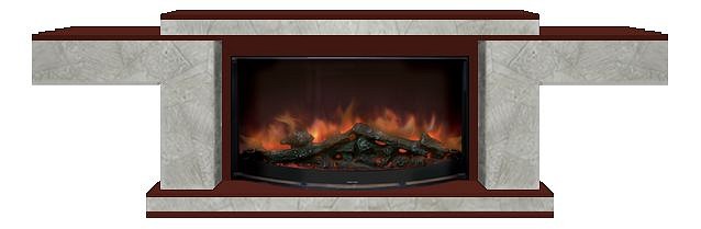 Комплект из электрокамина напольного и портала (217.5х41.5х70 см) Тауэр Марсель Rondo S86 ТА000023
