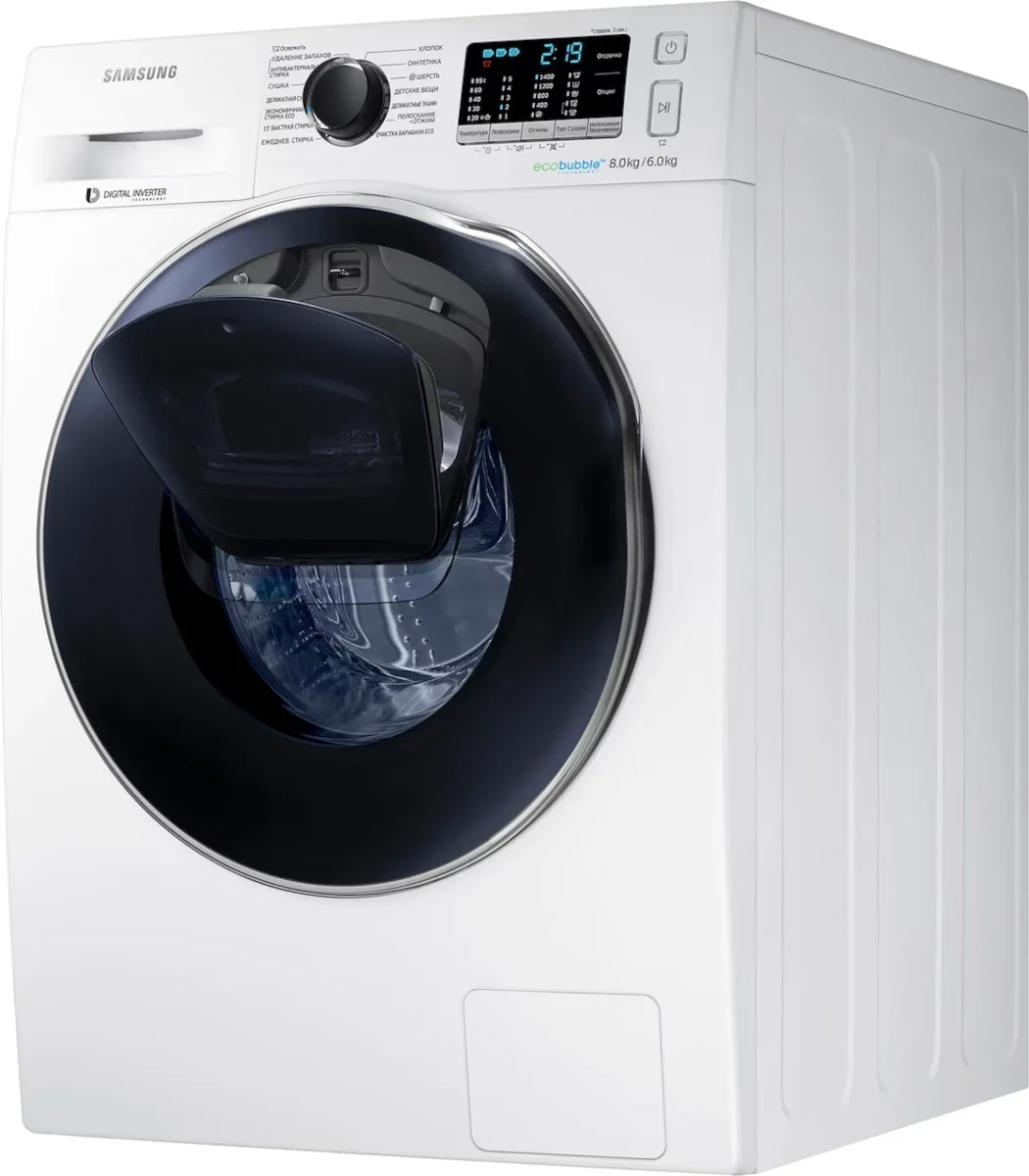Стирально-сушильная машина Samsung WD 80K5410 OW