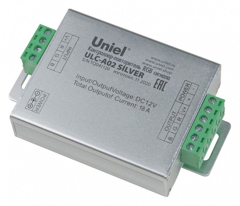 Контроллер-регулятор цвета RGB Uniel ULC-A02 UL-00008010