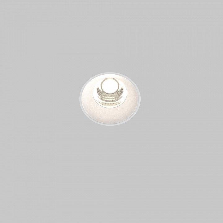 Встраиваемый светильник Maytoni Technical Раунд DL058-7W4K-TRS-W