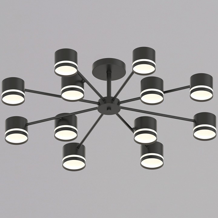 Люстра на штанге Reluce 89730 89730-0.3-12 GX53 BK