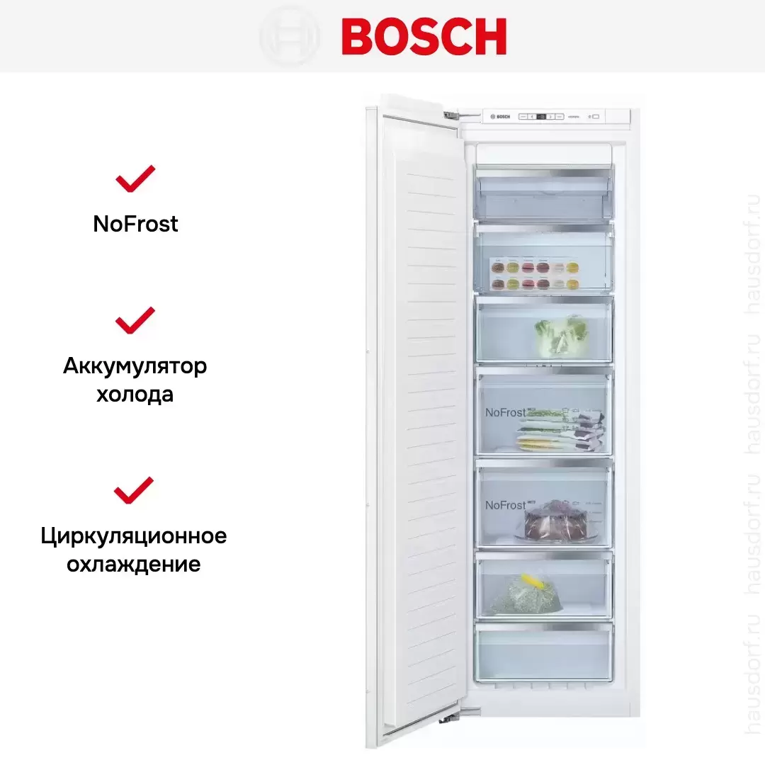 Встраиваемая морозильная камера Bosch GIN81AEF0U