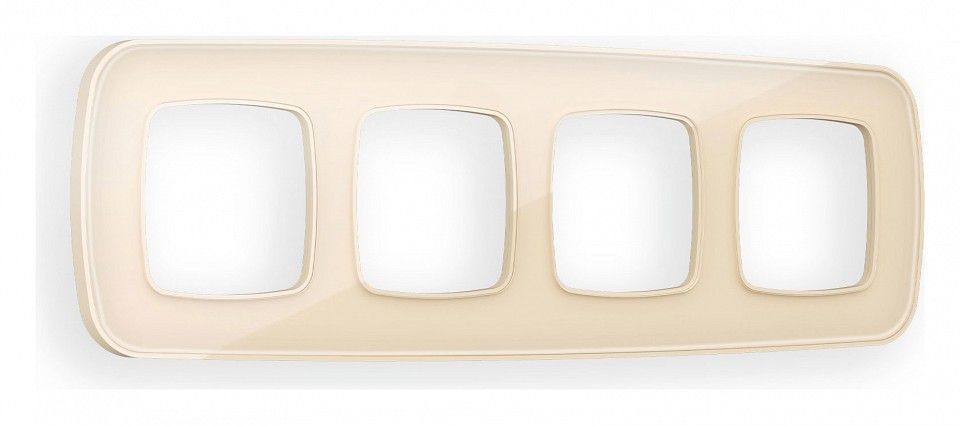 Рамка на 4 поста Ambrella Volt OMEGA OF640304