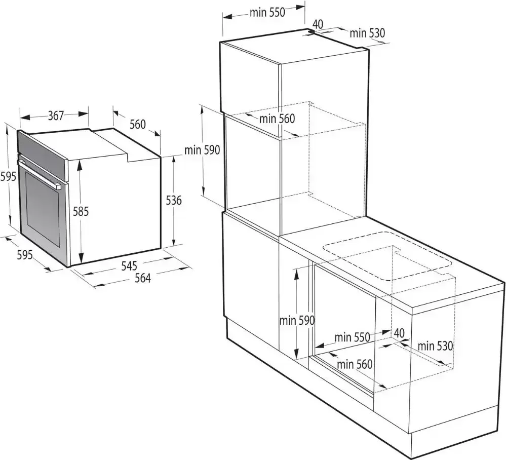 Духовой шкаф Gorenje BSA6737ORAW