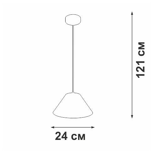 Подвесной светильник Vitaluce V1876 V1876-1/1S