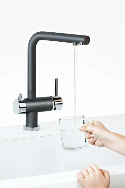Комплект смесителя Omoikiri NAGANO-GB + PURE DROP LITE
