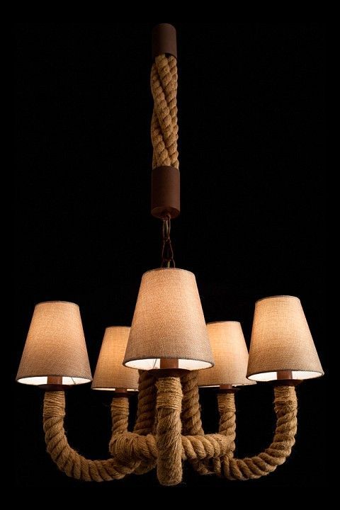 Подвесная люстра Arte Lamp Corda A8958LM-5BR