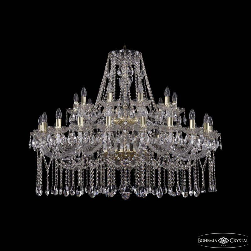 Подвесная люстра Bohemia Ivele Crystal 1413 1413/20+10/400/2d G