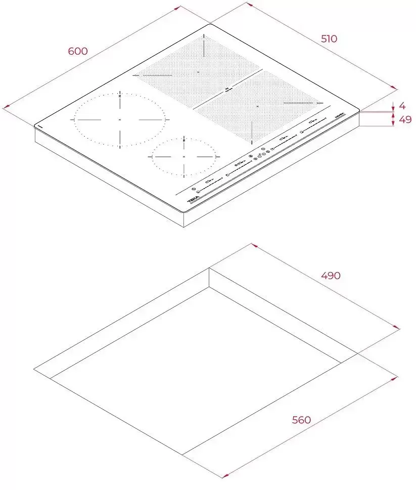 Индукционная варочная панель Teka IZF 64440 MSP BLACK