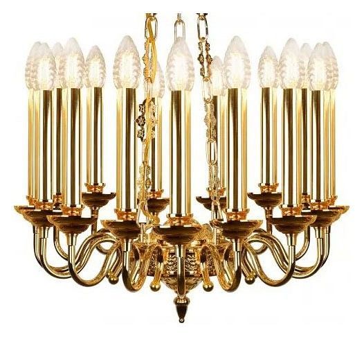Подвесная люстра iLamp Louvre MD8551-15 GD