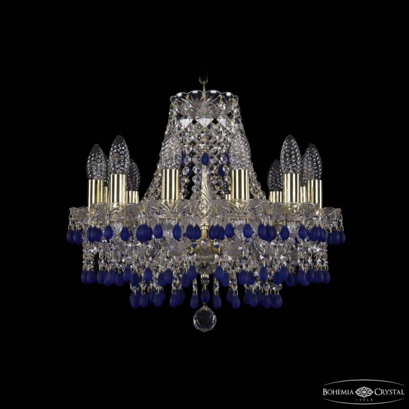 Подвесная люстра Bohemia Ivele Crystal 1410 1410/12/141 G V3001