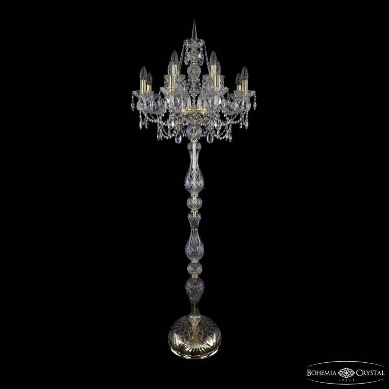 Торшер Bohemia Ivele Crystal 1411 1411T1/8+4/195-170 G