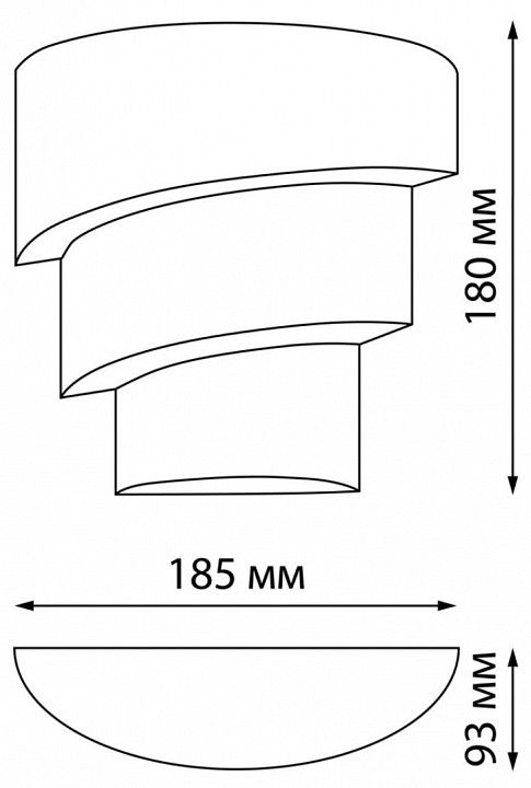 Накладной светильник Novotech Strait 359197