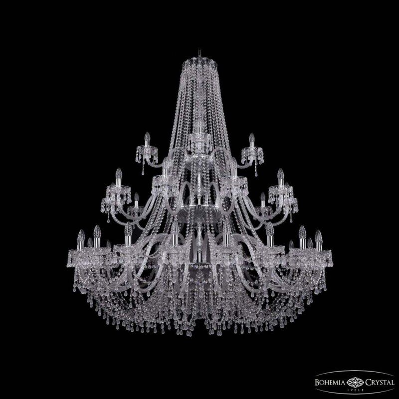 Подвесная люстра Bohemia Ivele Crystal 1410 1410/20+10+5/530/3d Ni V0300
