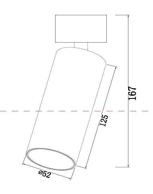 Накладной светильник Maytoni Focus LED C055CL-L12B3K