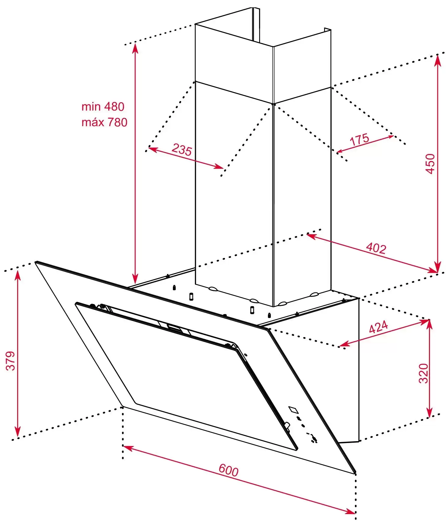 Вытяжка Teka DVT 68660 TBS BLACK