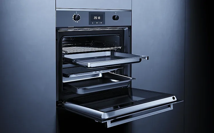 Духовой шкаф с паром Kuppersbusch BD 6340.0 S6 Black Steel