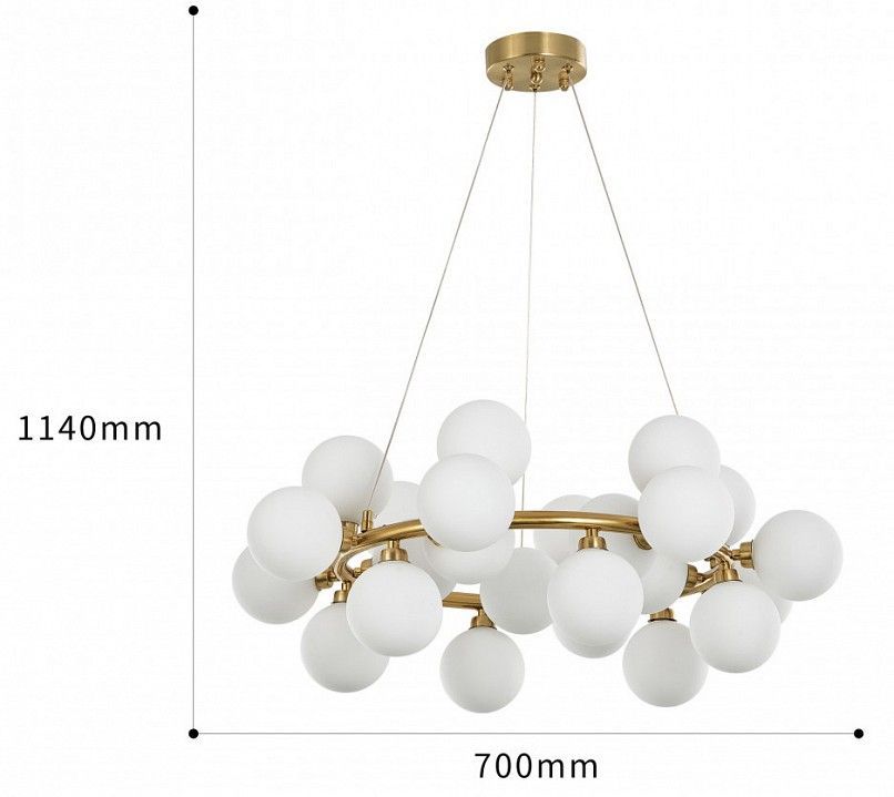 Подвесная люстра Arte Milano AM-55398 BA.55398.D700.G9.25 G