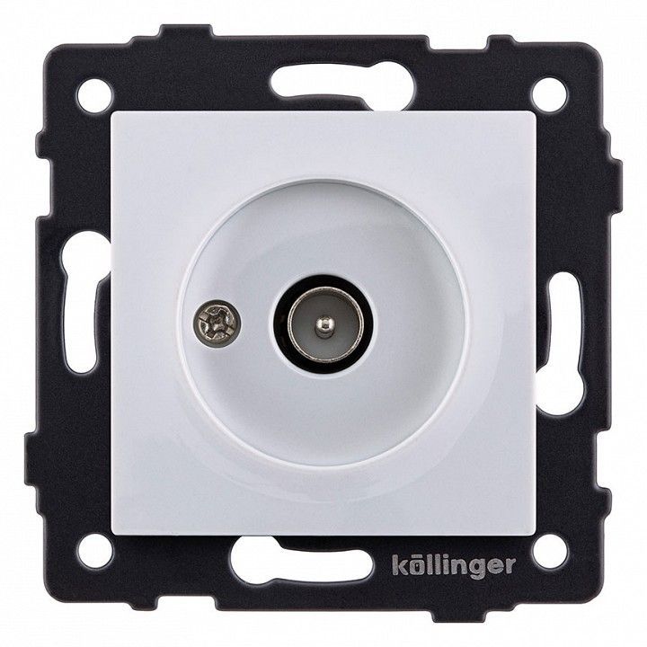 ТВ-розетка без рамки Kollinger  REA-007WH