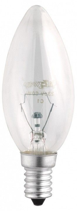 Лампа накаливания Jazzway  E14 60Вт 2700K B35 240V 60W E14 clear