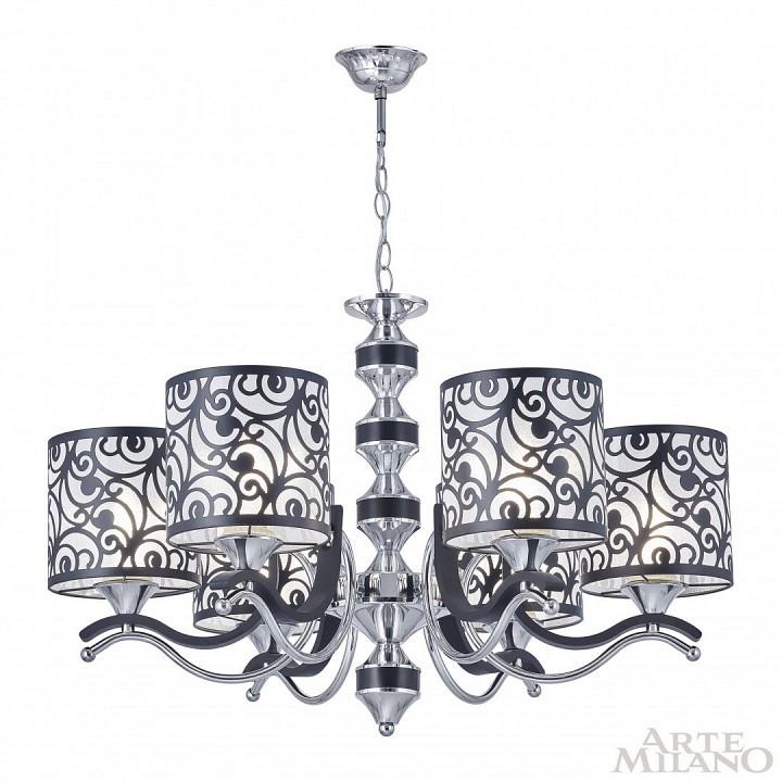 Подвесная люстра Arte Milano Florentia-4957 304957/6 Bk/Ni