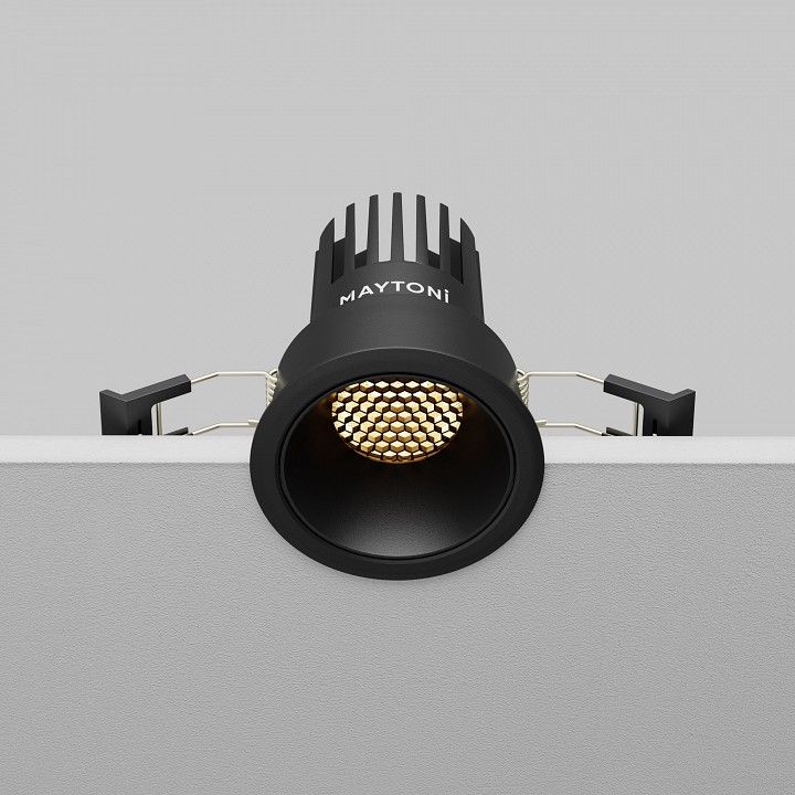 Встраиваемый светильник Maytoni Technical Омут DL115-10W-2.7K-B
