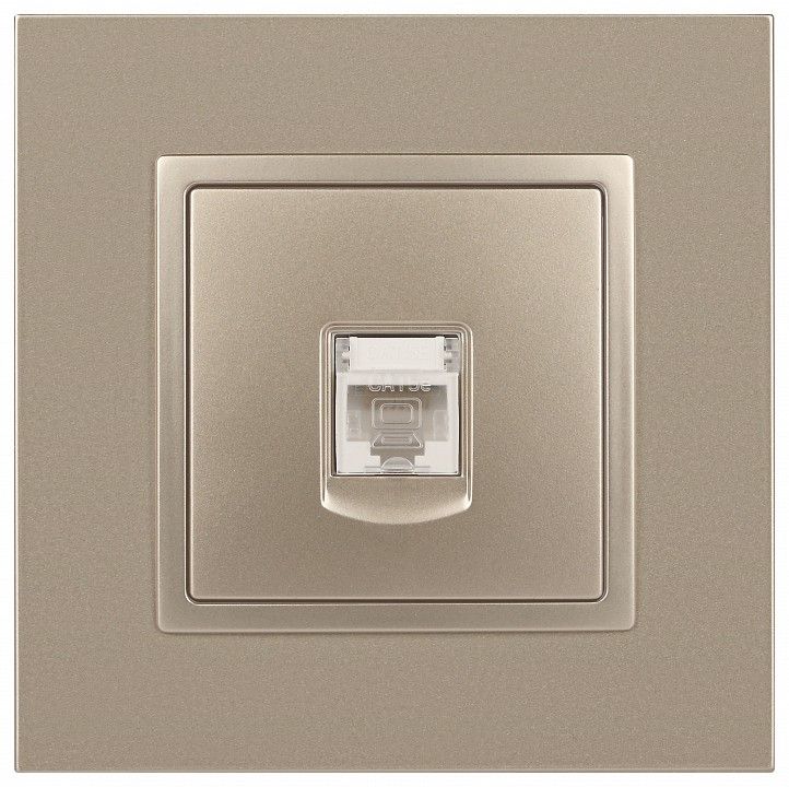 Розетка Ethernet RJ-45 без рамки Эра Эра Elegance 14-3107-04