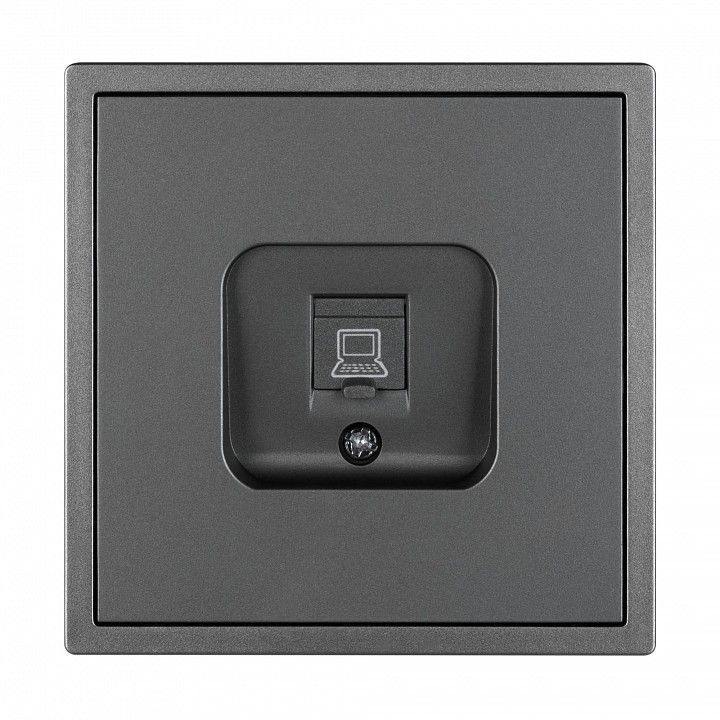 Розетка Ethernet RJ-45 и со шторками, без рамки Arlight SCT-TENDO 054593