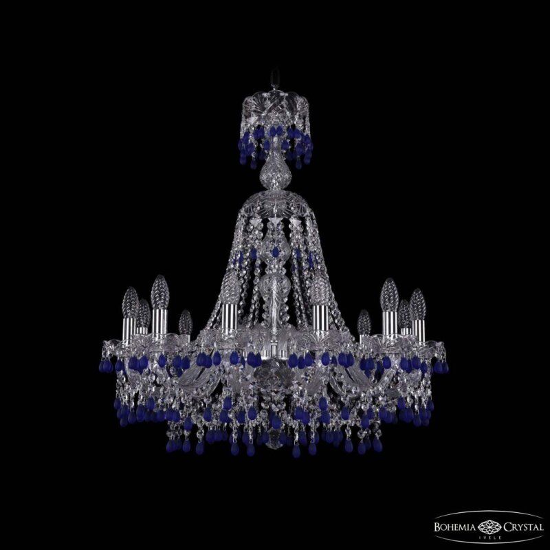 Подвесная люстра Bohemia Ivele Crystal 1410 1410/12/240/XL-74 Ni V3001