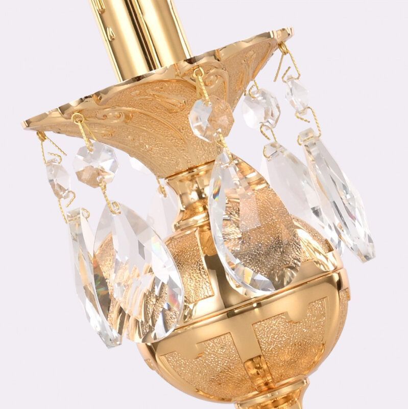 Настольная лампа декоративная Bohemia Ivele Crystal AL77 AL77500L/1-23 G