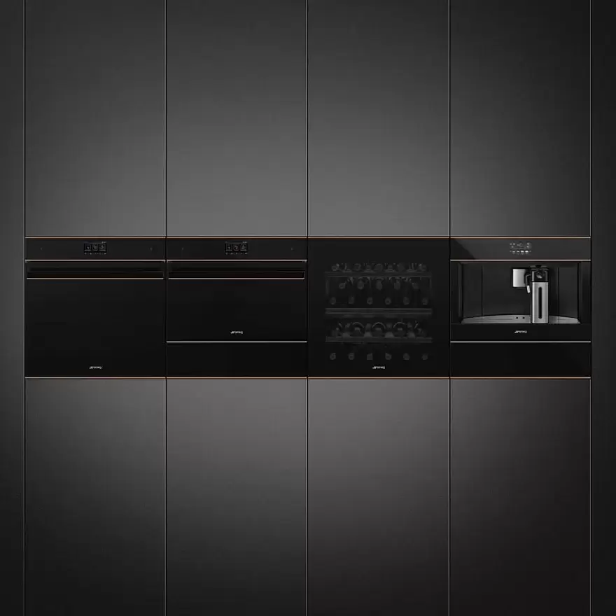 Встраиваемый холодильный шкаф для вина Smeg CVI629NR3