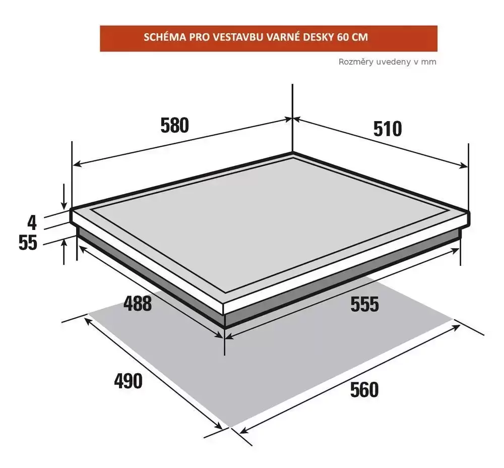 Индукционная варочная панель Brandt BPI6427B